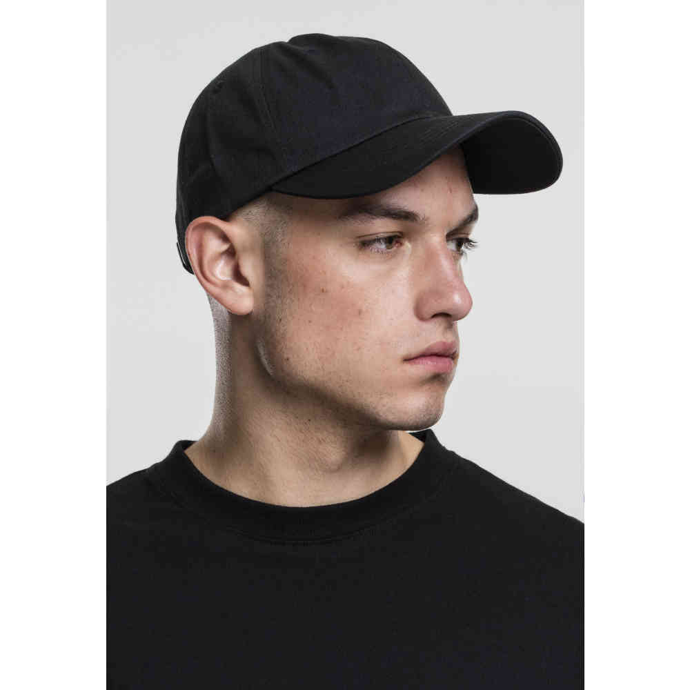 Flexfit - Low Profile Cotton Twill black one size Cap - Black